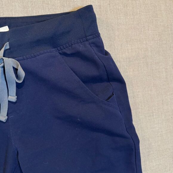 FIGS Zamora Jogger Scrub Pants XXS Navy Blue Technical Collection - Picture 4 of 8